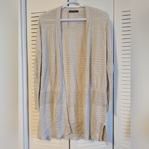 Suzy Shier cream/gold cardigan